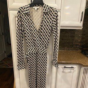 Diane Von Furstenberg Wrap Jumpsuit Size 6